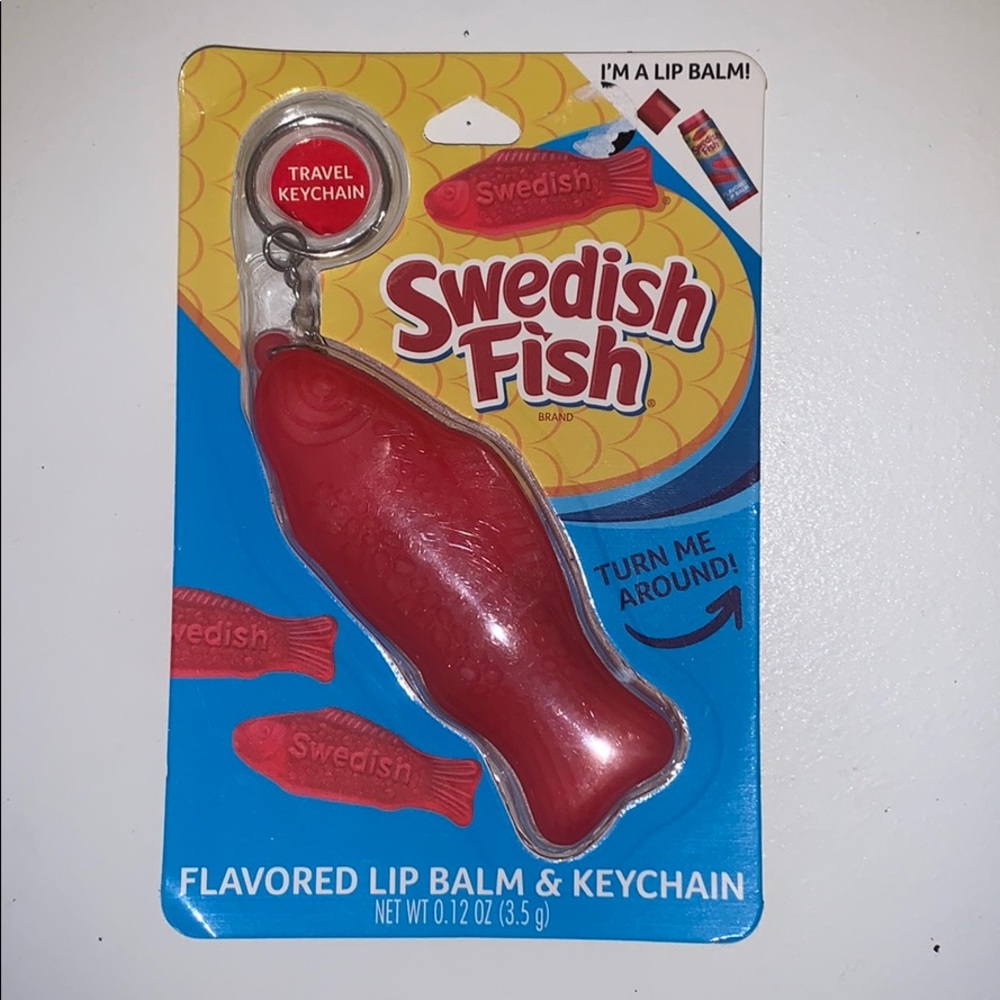 FREE with any purchase!! swedish fish chapstick